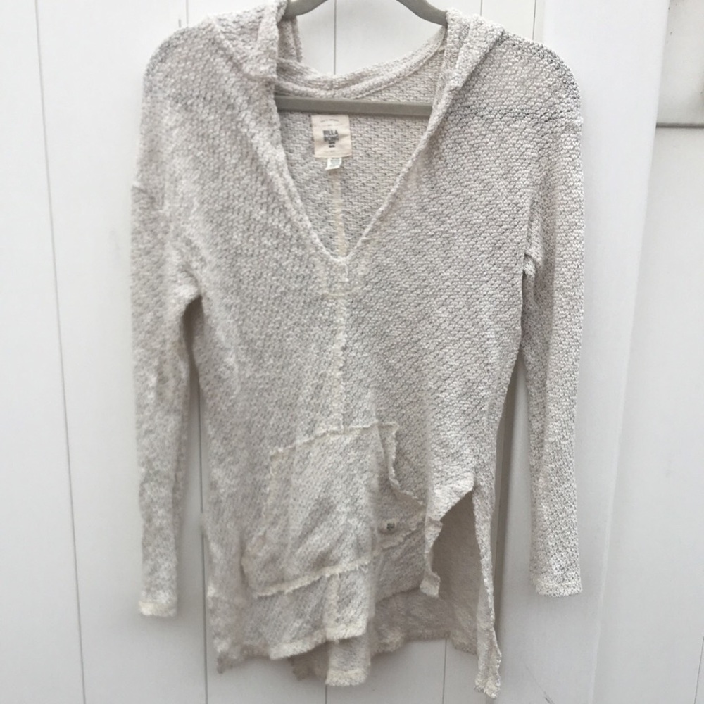 Grey billabong hooded sweater